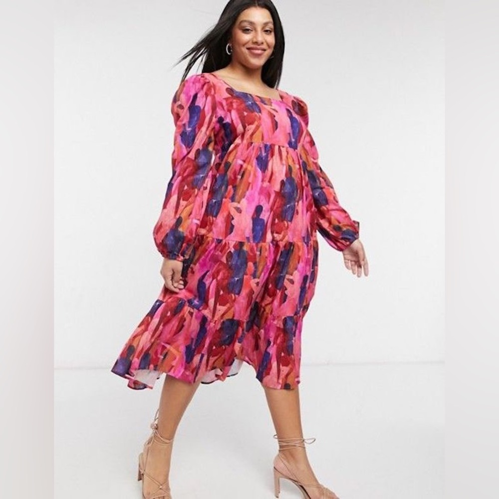 Who Runs the World Tiered Smock Dress